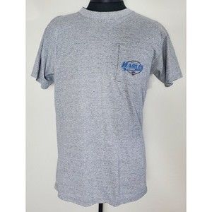 Harley Davidson Vintage 90s Gray Berwyn Illinois  Short Sleeve Shirt Sz Large